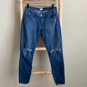 Hudson Krista Super Skinny Distressed Jeans Sz 28